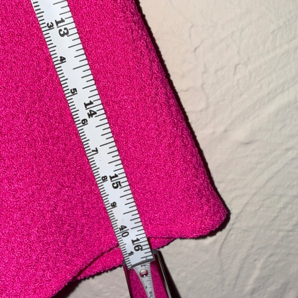 Black Halo Size 10 Sanibel Style Two Piece Set Hot Pink/Fuchsia NWOT - Picture 6 of 9